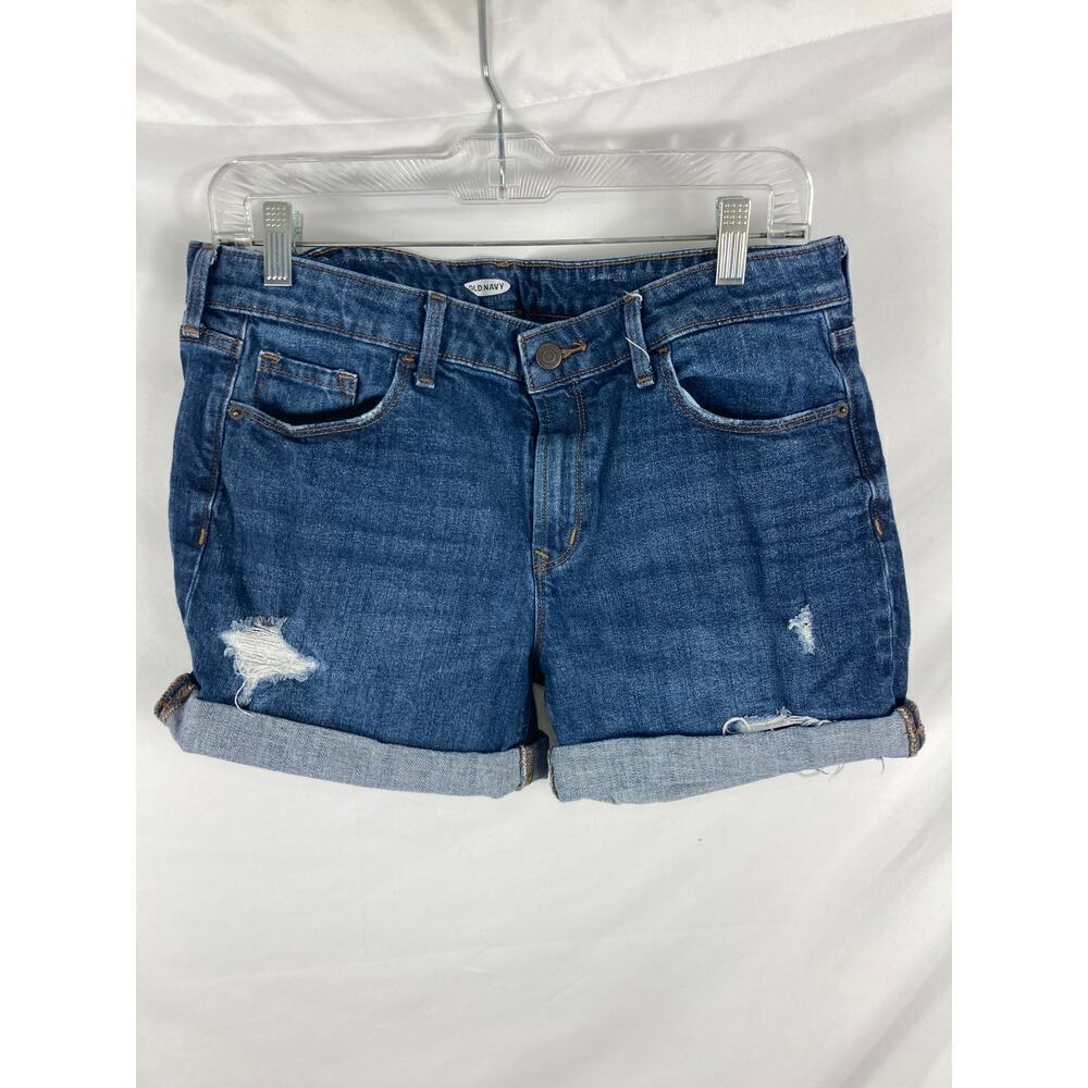 Old Navy Roll Bottom Jean Shorts Size 8